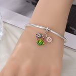 Cactus with Rainbow Flowers & 