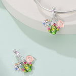 Cactus with Rainbow Flowers & 