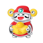 Caishen's Gold Wealth Charm