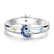 Celestial Moon & Star Ring