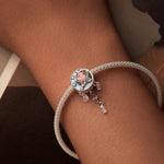 Celestial Starburst with Dangling Crystal Drops Charm