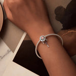 Celestial Starburst with Dangling Crystal Drops Charm