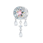Celestial Starburst with Dangling Crystal Drops Charm