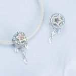 Celestial Starburst with Dangling Crystal Drops Charm
