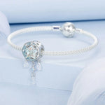 Celestial Starburst with Dangling Crystal Drops Charm