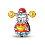 Chinese Smiling God of Wealth Charm