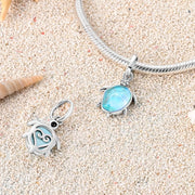 Crystal Sea Turtle Charm
