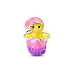 Cute Chick in Egg Charm