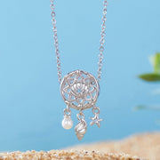 Dreamcatcher with Pearl & Starfish Charm