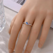 Dual Teardrop Gemstone Ring