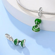 Emerald Snake Dangle Charm