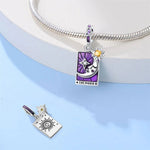 Enchanting Moon Tarot Card Charm