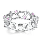 Eternal Love Heart Band Ring