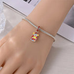 Fortune-Bearing Caishen God of Wealth Dangle Charm