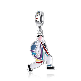 Friends TV Series Joey's 'Could I Be Wearing Any More Clothes' Dangle Charm