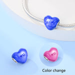 Color-changing Gender Reveal Girl Charm