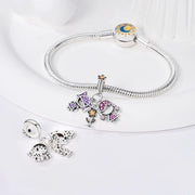 Girls Flower Dangle Charm