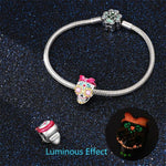 Glow-in-the-Dark Barbie Skull Charm