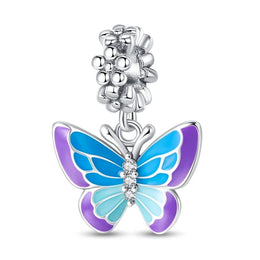 Glow in the Dark Luminous Butterfly Dangle Charm