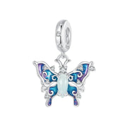 Glow in the Dark Luminous Celestial Butterfly Dangle Charm