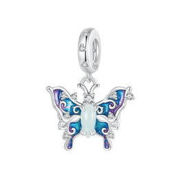 Glow in the Dark Luminous Celestial Butterfly Dangle Charm