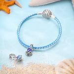 Glow in the Dark Luminous Crab with Starfish Dangle Charm