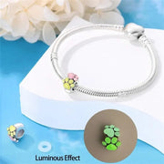 Glow in the Dark Luminous Dog Paws Charm