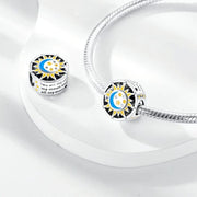 Glow in the Dark Luminous Moon and Sun Charm