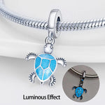 Glow in the Dark Luminous Ocean Turtle Dangle Charm