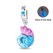 Glow in the Dark Luminous Seashell Dangle Charm