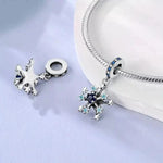 Glow in the Dark Luminous Snowflake Dangle Charm