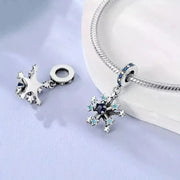 Glow in the Dark Luminous Snowflake Dangle Charm