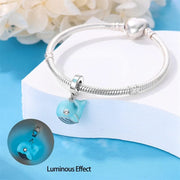 Glow in the Dark Luminous Whale Dangle Charm