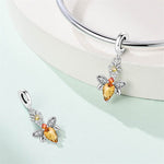Golden Honeybee Dangle Charm