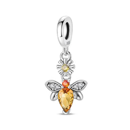 Golden Honeybee Dangle Charm