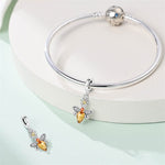 Golden Honeybee Dangle Charm