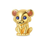 Golden Lion Cub Charm