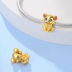 Golden Lion Cub Charm