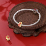 Golden Red Lucky Lantern Charm