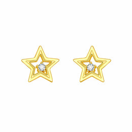 Golden Starlight Studs