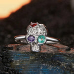 Gothic Skull Head Ring