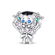 Graduation Bear Bouquet Charm