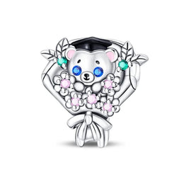 Graduation Bear Bouquet Charm