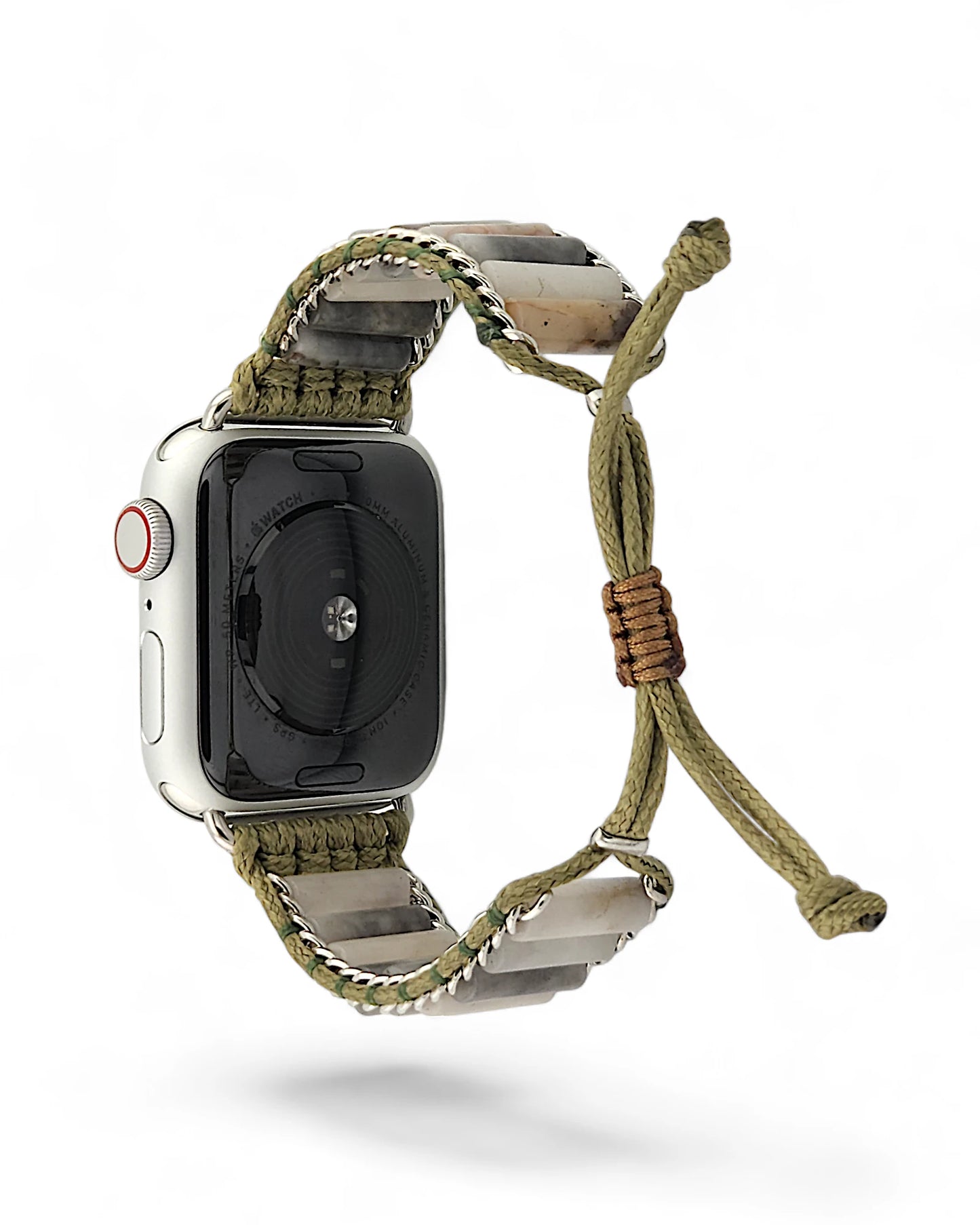 Gray Jasper Inlay Apple Watch Band