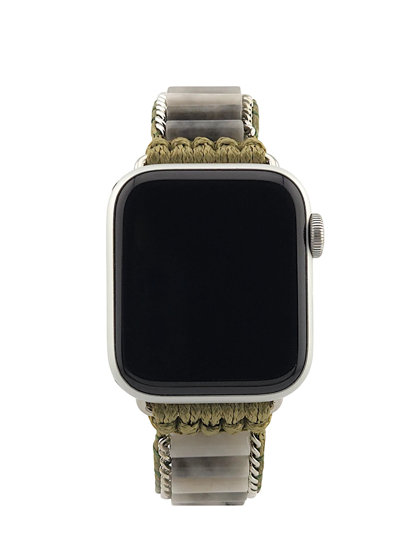 Gray Jasper Inlay Apple Watch Band