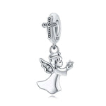 Guardian Angel Charm with Sparkling Star