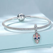 Halloween Mexican Skull Dangle Charm