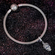 Halloween Skull in Hand Dangle Charm