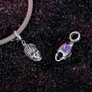 Halloween Skull in Hand Dangle Charm