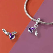 Halloween Wizard Cat Double Dangle Charm